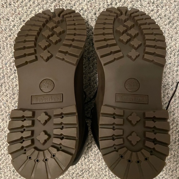 Men's Dark Brown Timberland Leather Boots - Picture 5 of 7